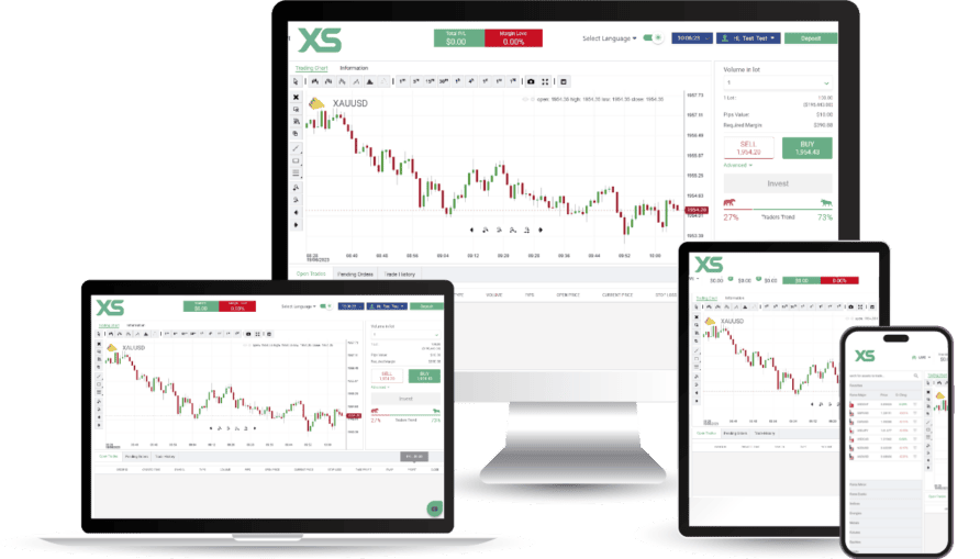 پلتفرم معاملاتی بروکر XS -